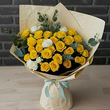 Букет цветов из:  Розы #REPLACE_PRED# Большовской