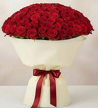 Букет 101 Красная роза Милано #REPLACE_PRED# Большовской