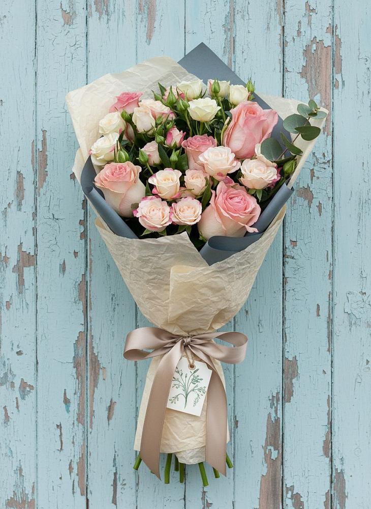 Букет цветов из: Розы в Большовской