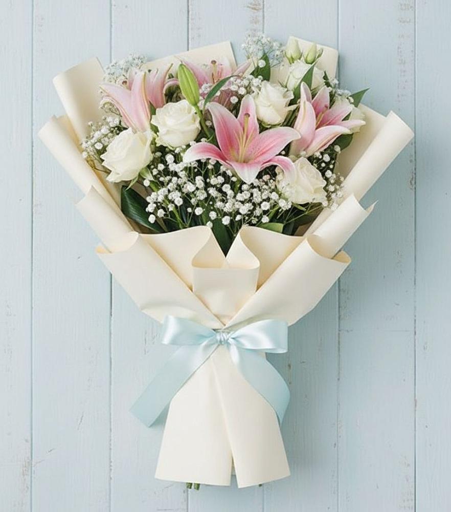 Букет цветов из: Лилии в Большовской