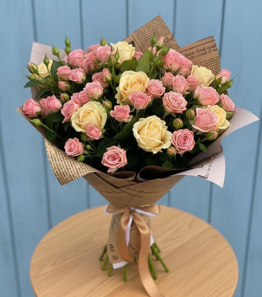 Букет цветов из: Розы в Большовской