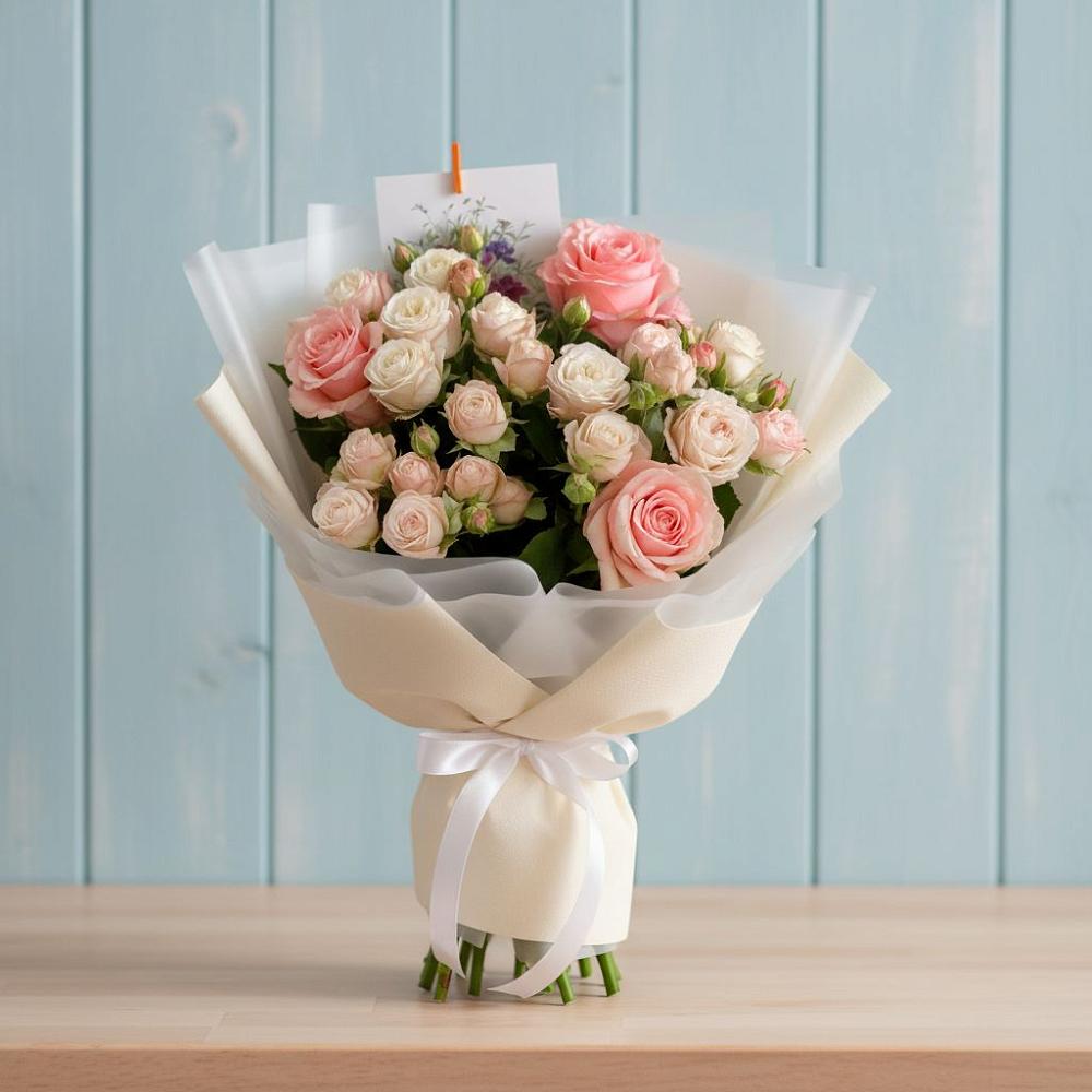 Букет цветов из: Розы в Большовской