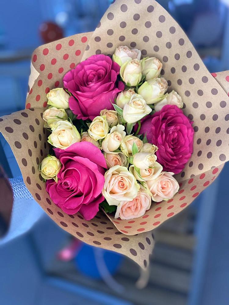 Букет цветов из: Розы в Большовской