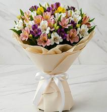 Букет цветов из:  Альстромерии #REPLACE_PRED# Большовской