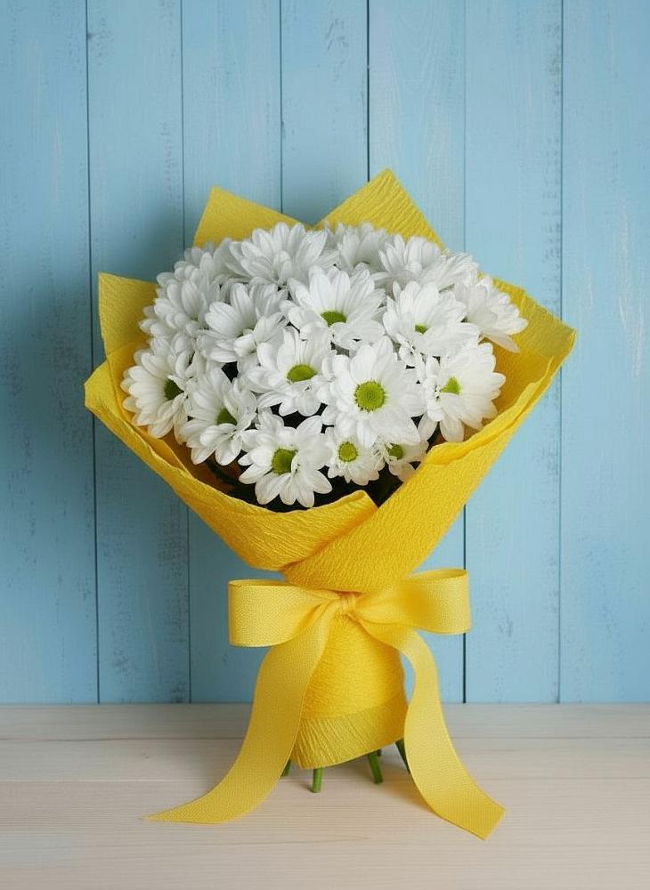 Букет цветов из: Хризантемы в Большовской