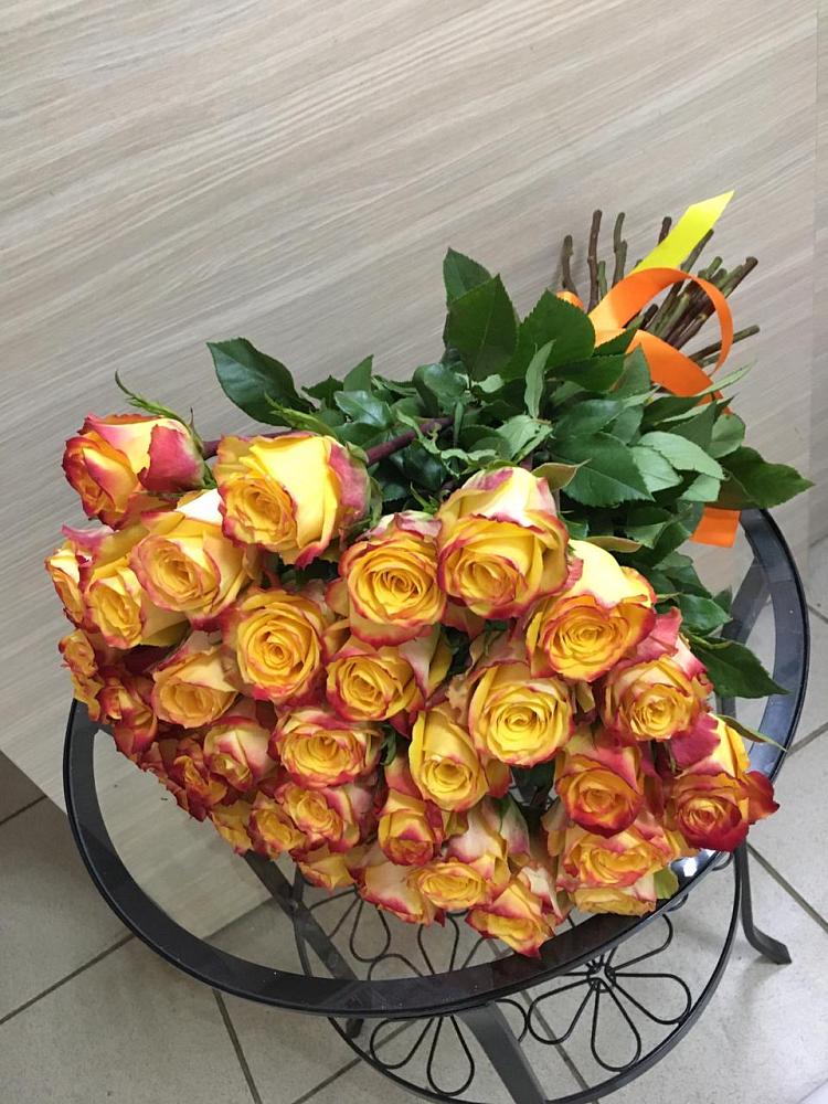 Букет Желтые розы в Большовской