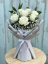 Букет цветов из:  Розы в Большовской