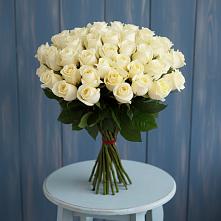 Букет 51 Белая роза Эдлесс Лав #REPLACE_PRED# Большовской