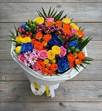 Букет цветов из:  Розы и Хризантемы #REPLACE_PRED# Большовской