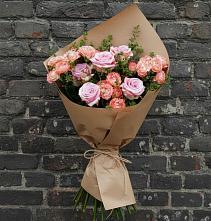 Букет цветов из:  Розы в Большовской