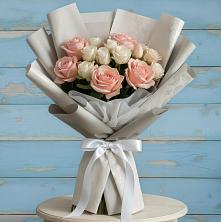 Букет цветов из:  Розы в Большовской