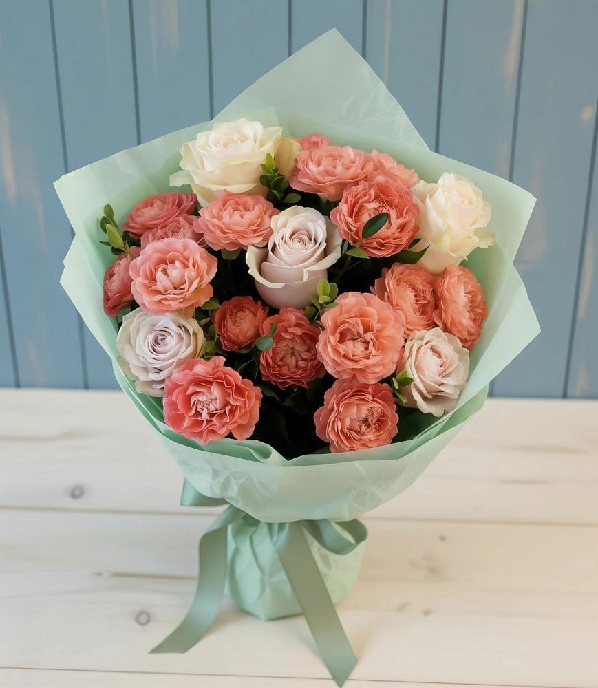 Букет цветов из: Розы в Большовской