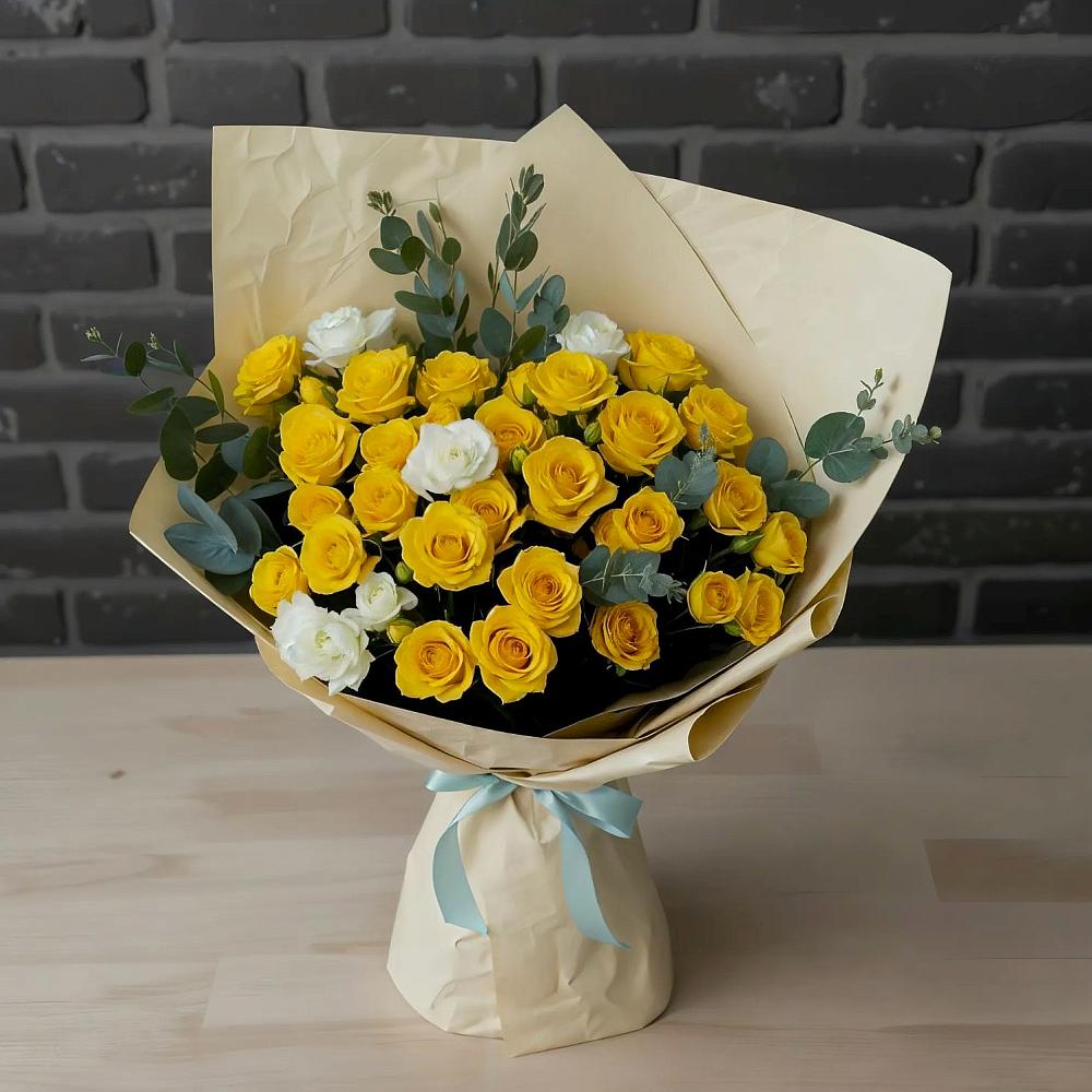 Букет цветов из: Розы в Большовской