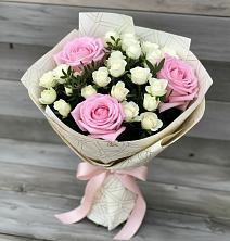 Букет цветов из:  Розы в Большовской