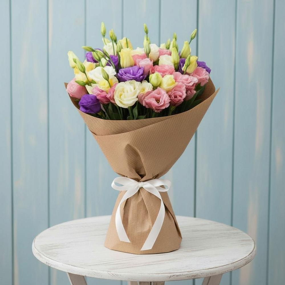 Букет цветов из: Лизиантусы в Большовской