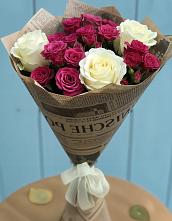 Букет цветов из:  Розы в Большовской