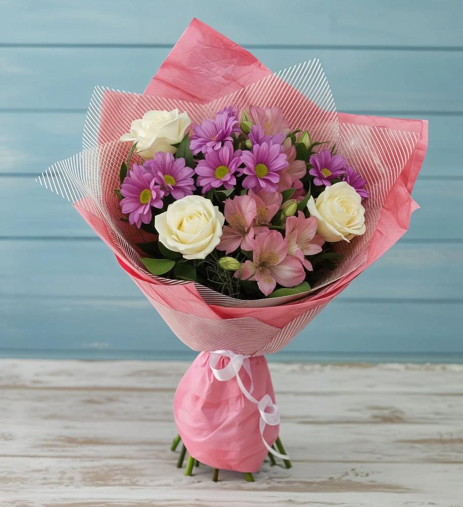 Букет цветов из: Герберы в Большовской