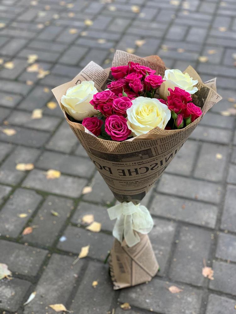 Букет цветов из: Розы в Большовской