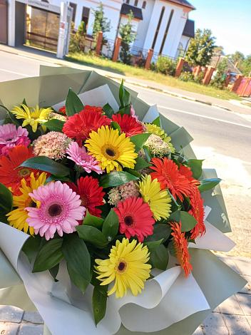 Букет цветов из: Герберы в Большовской
