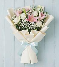 Букет цветов из:  Лилии в Большовской