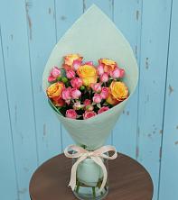 Букет цветов из:  Розы в Большовской