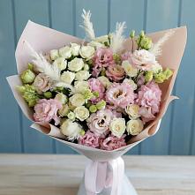 Букет цветов из:  Альстромерии и Розы в Большовской