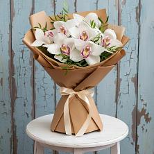 Букет цветов из:  Орхидеи и Розы в Большовской